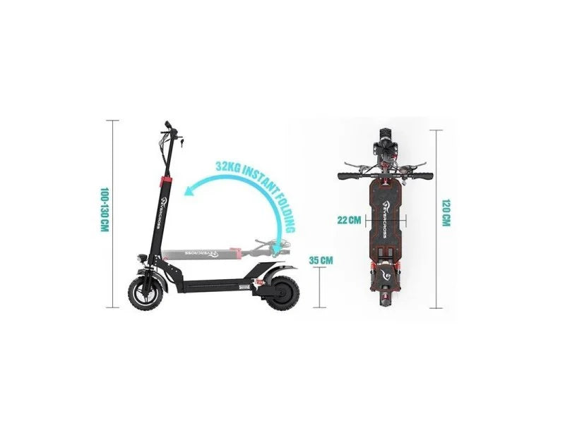 Monopattino elettrico HITWAY H7-HB24Max 16.8Ah – Monopattino ad alte prestazioni
