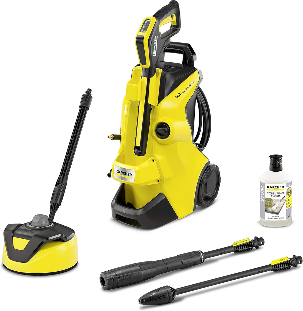 Krcher Hochdruckreiniger K 4 Classic, Druck: max. 130 bar, Frdermenge: 420 l/h, Flchenleistung: 30 m/h, Wasserfilter, Gewicht: 4,6 kg, Hochdruckschlauch und -pistole, Dreckfrser, Strahlrohr