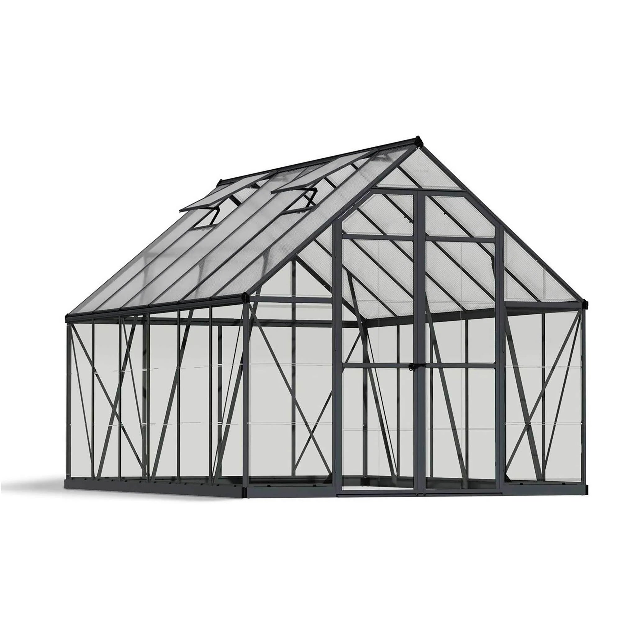 Serra Palram-Canopia Balance Hybrid, 8,9 m², 8x12, argento