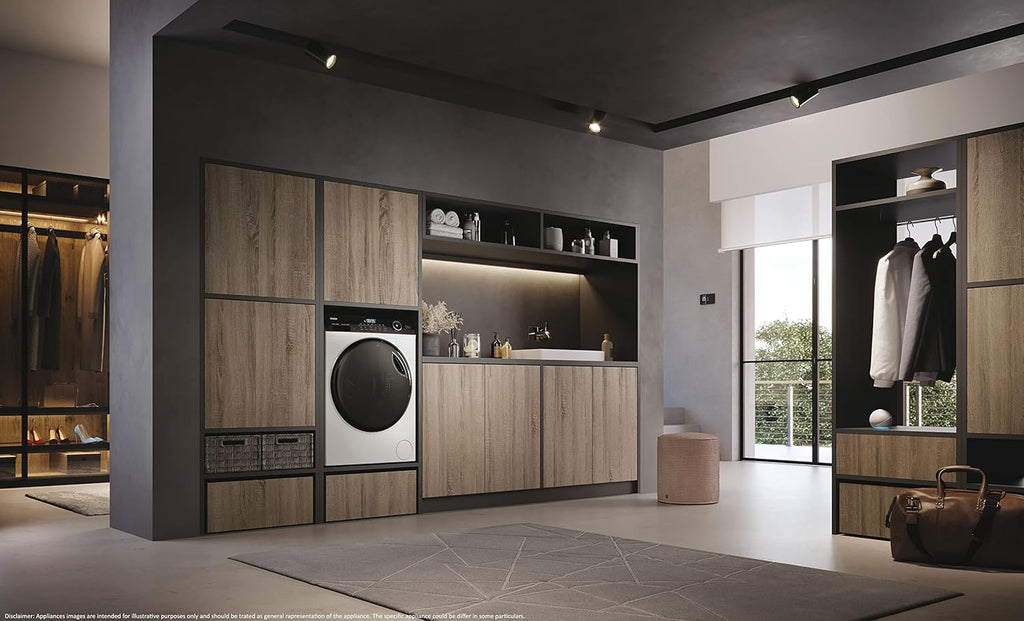 Haier I-PRO SERIE 7 HW80-B14979 Waschmaschine / 8 kg / A - beste Effizienz / Direct Motion Motor - absolut leise / XL-Trommel / Refresh-Dampfprogramm / Vollwasserschutz / ABT