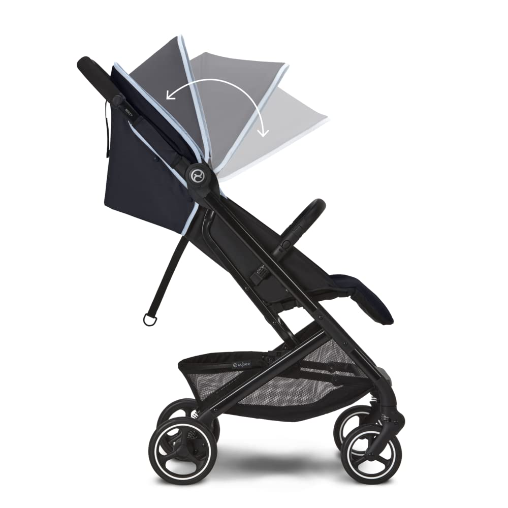 Cybex Gold Passeggino Beezy con imbracatura One-Pull, Dalla nascita fino a circa 4 anni (max. 22 kg), Compatto ed ergonomico, Almond Beige (Beige con telaio nero)