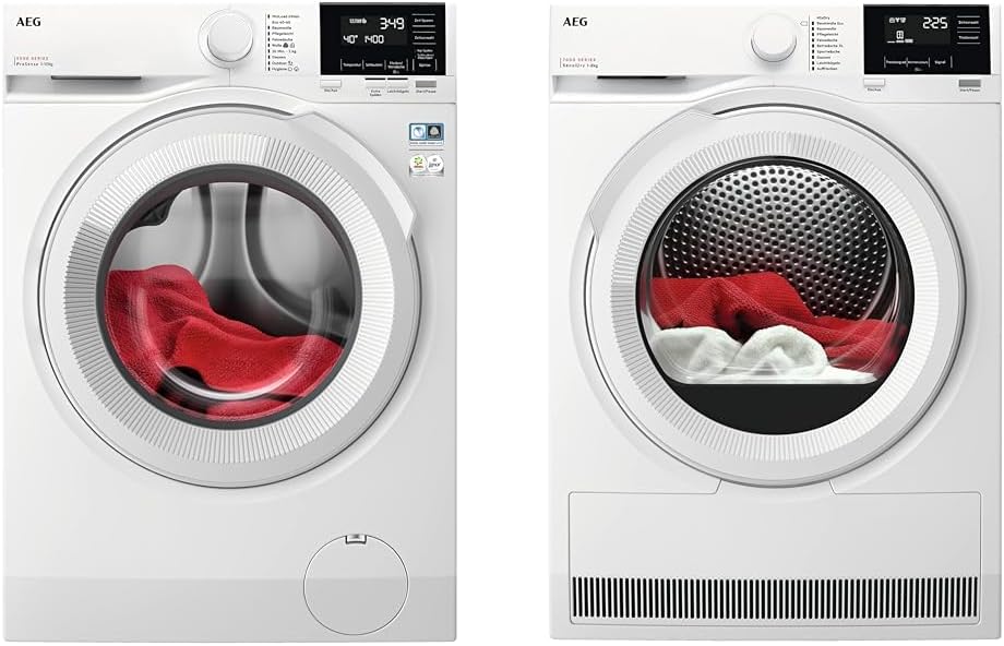 AEG L6AMZ48FL Waschmaschine / Serie 6000 mit ProSense / Mengenautomatik / 8,0 kg / 1400 U/min