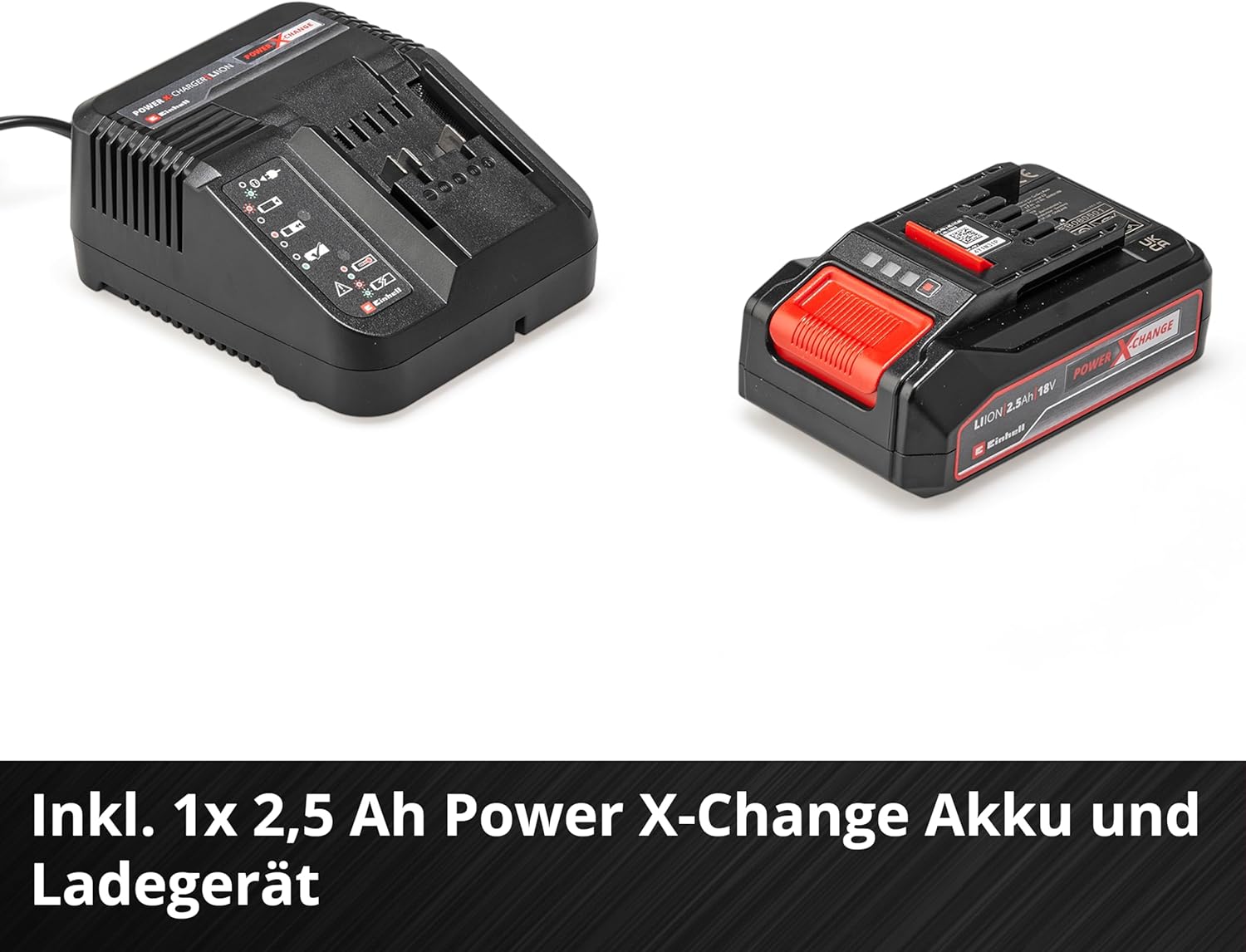 Einhell Tagliasiepi a batteria GC-CH 1855/1 Li-Solo Power X-Change (18 V, lunghezza di taglio 55 cm, distanza tra i denti 18 mm, con raccoglierba, senza batteria)