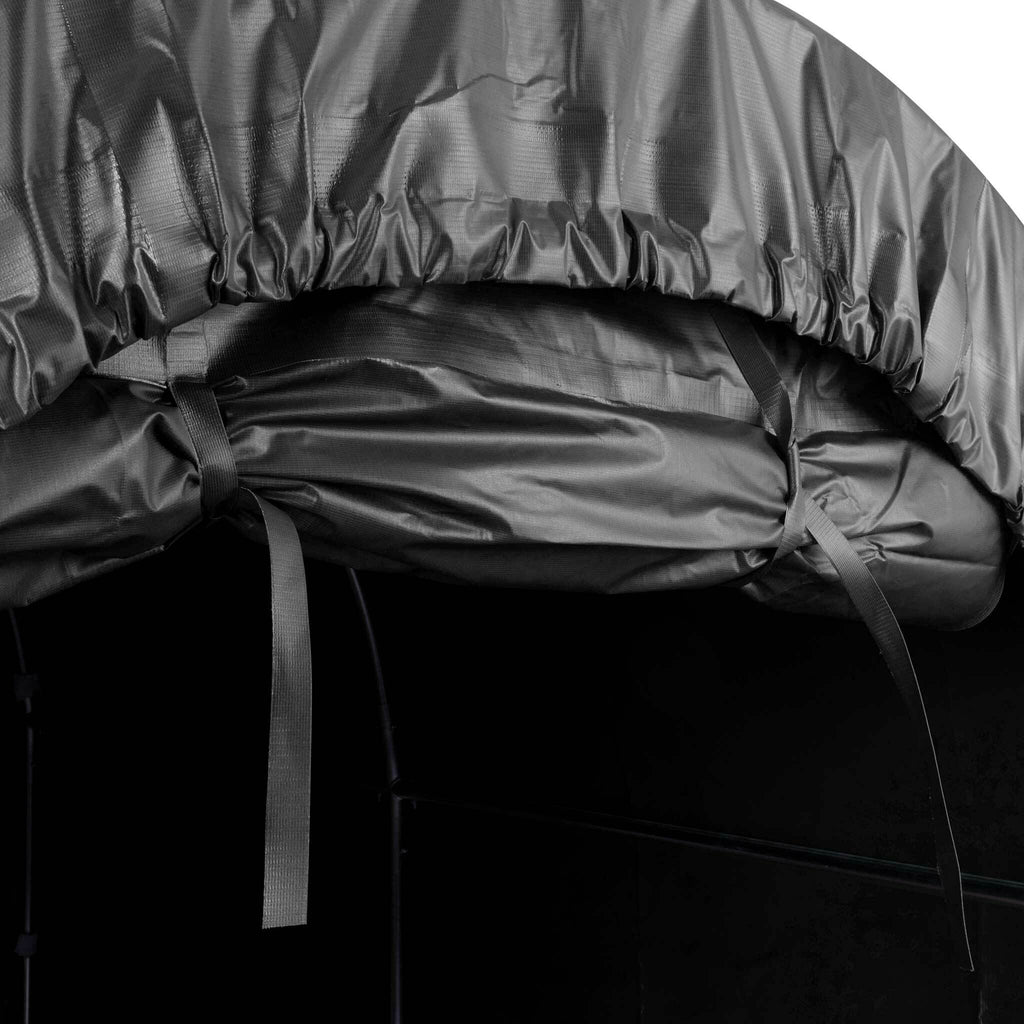 Fornorth Garage a tenda 1.6x2.4m, nero