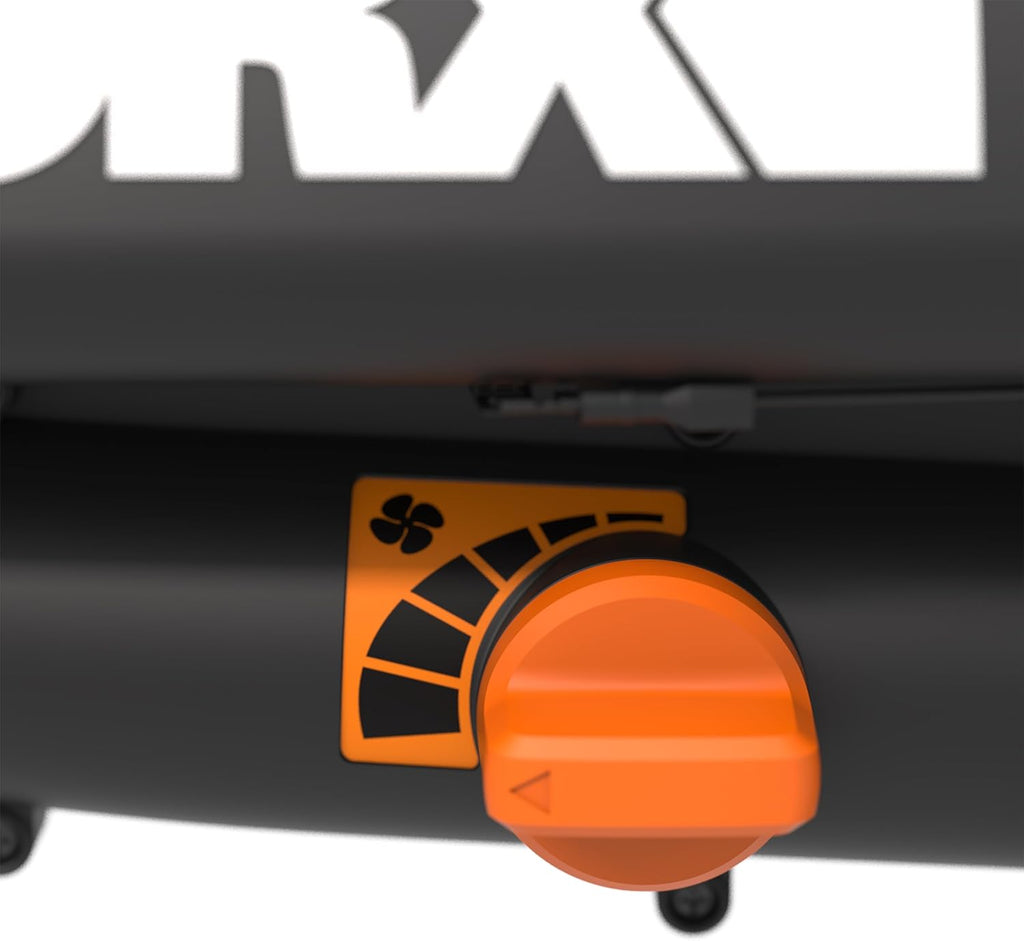 WORX WG583E.9 Soffiatore/Aspiratore per Foglie a Batteria 40V (2x20V) - 2 in 1 per Spazzare e Aspirare le Foglie - Sacco di Raccolta da 35L - Senza Batteria e Caricabatterie, Nero / Arancione