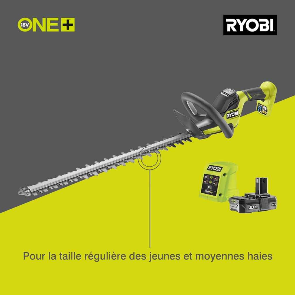 Ryobi RY18HT50A Ak­ku-He­cken­sche­re ONE+ 18 V | MES­Ser­län­ge 50 cm | ohne Akku & Ladegerät