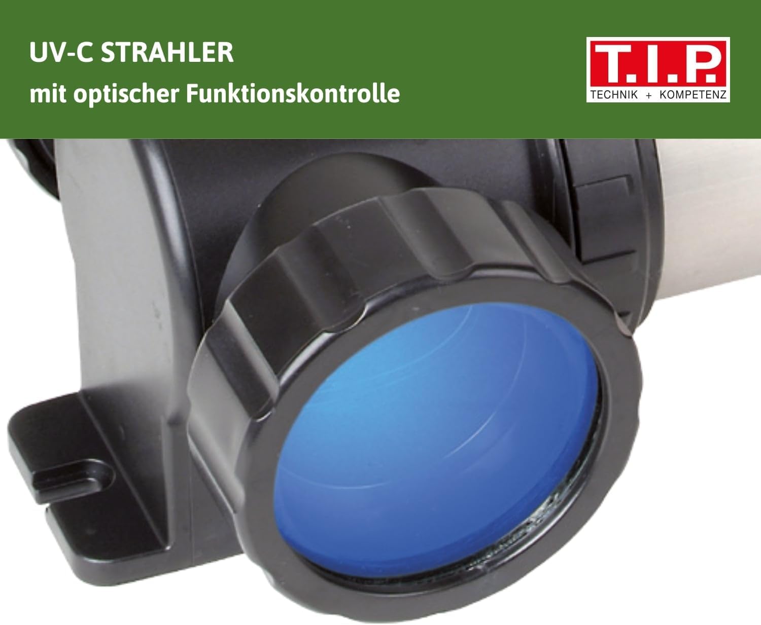 T.I.P. Teichfilter - Teichaußenfilter-Set (20.000 l Teichvolumen, Wet-and-Dry Technologie, UV-C 18 W, Filterbehälter 70 l, inkl. Pumpe, UV-C Strahler, Schläuche, Filtermaterial) WDF 20000 UV 18, 30285