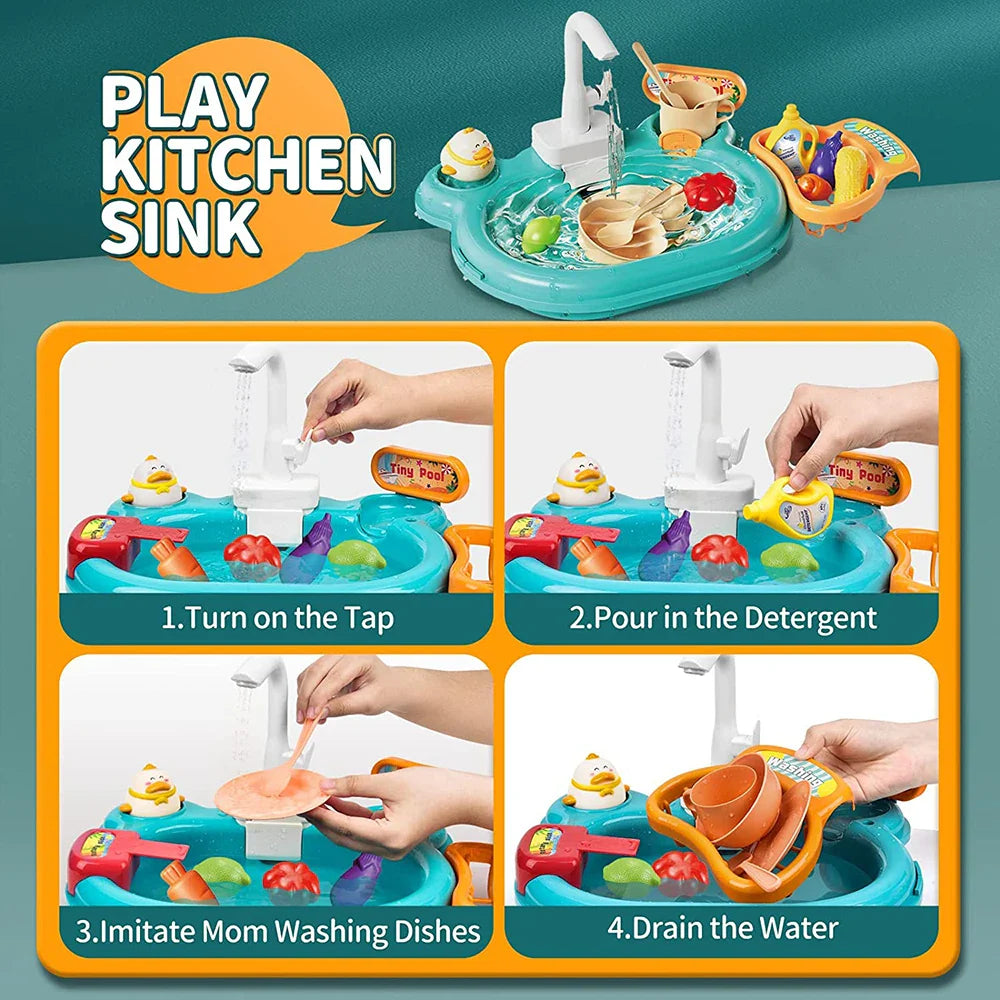Cucina Giocattolo - Divertimento acquatico per tutti - Set Cucina Giocattolo