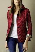 Giacca slim in seta e cotone