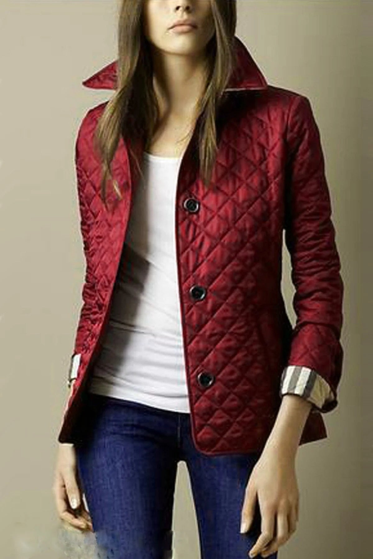 Giacca slim in seta e cotone