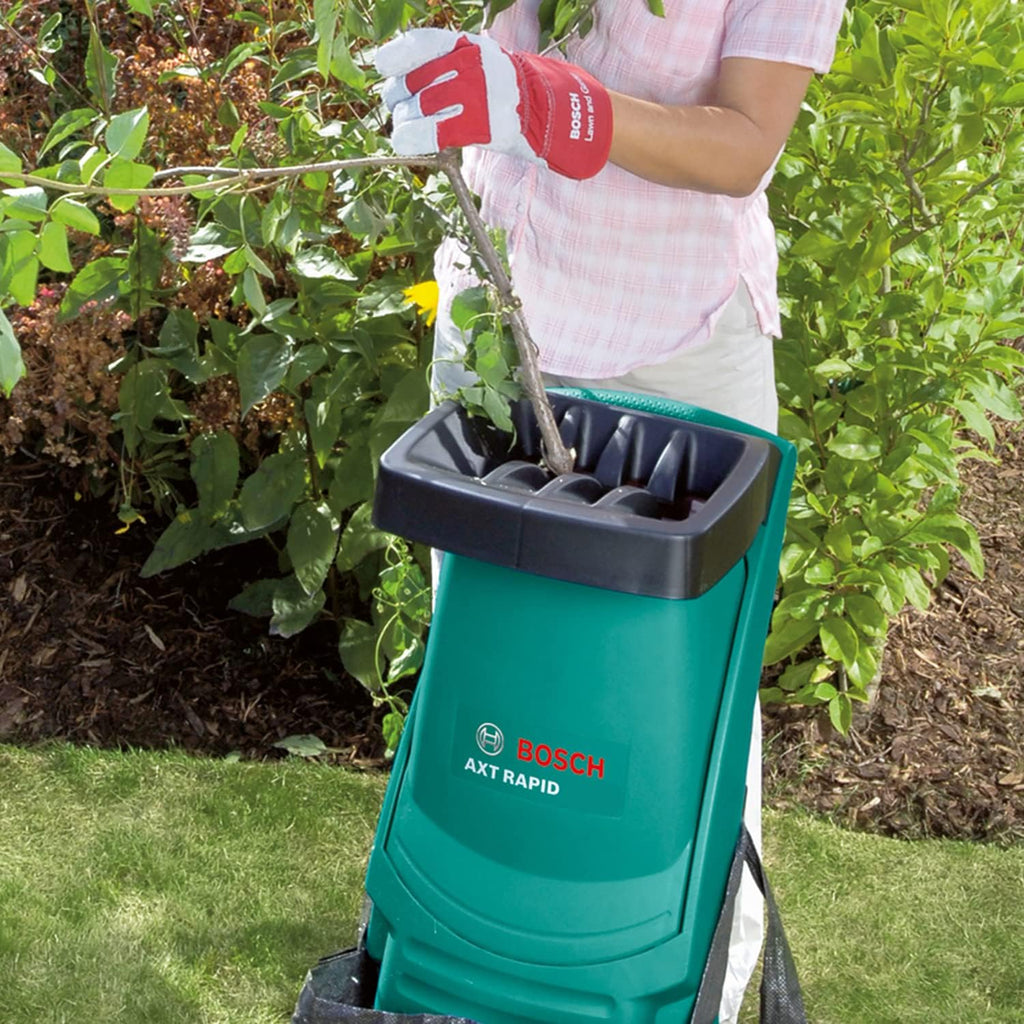 Bosch AXT Rapid 2000 Trituratore (per la triturazione potente dei rifiuti da giardino; potente motore da 2000 W)
