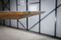 Serie TARA | Massivholztisch - Eiche - Schweizer Kante - inkl. Tischbein X-Form - versch. Gren und Farben | Lnge: 160 - 300 cm | Breite: 90 -100 cm