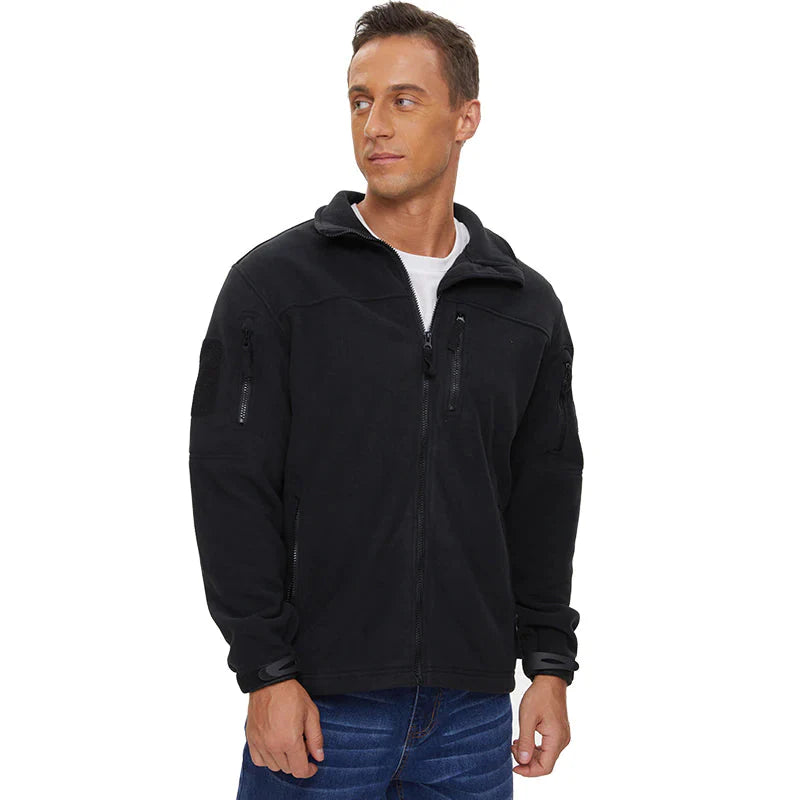 Herren-Rollkragenpullover mit Reiverschluss