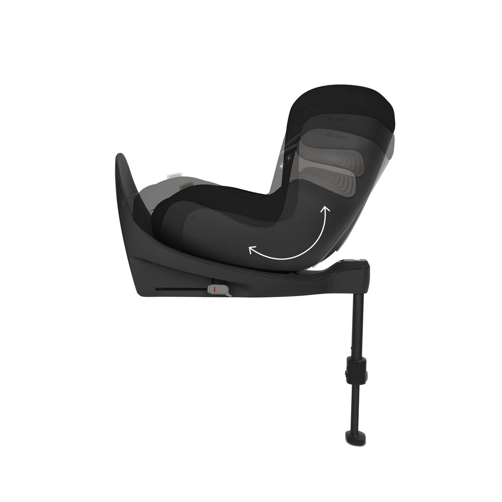 CYBEX Gold Kinder-Autositz Sirona S2 i-Size, Ab ca. 3 Monaten bis 4 Jahren, Max. 18 kg, SensorSafe kompatibel, Granite Black