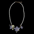 Collana di perle a violetta africana