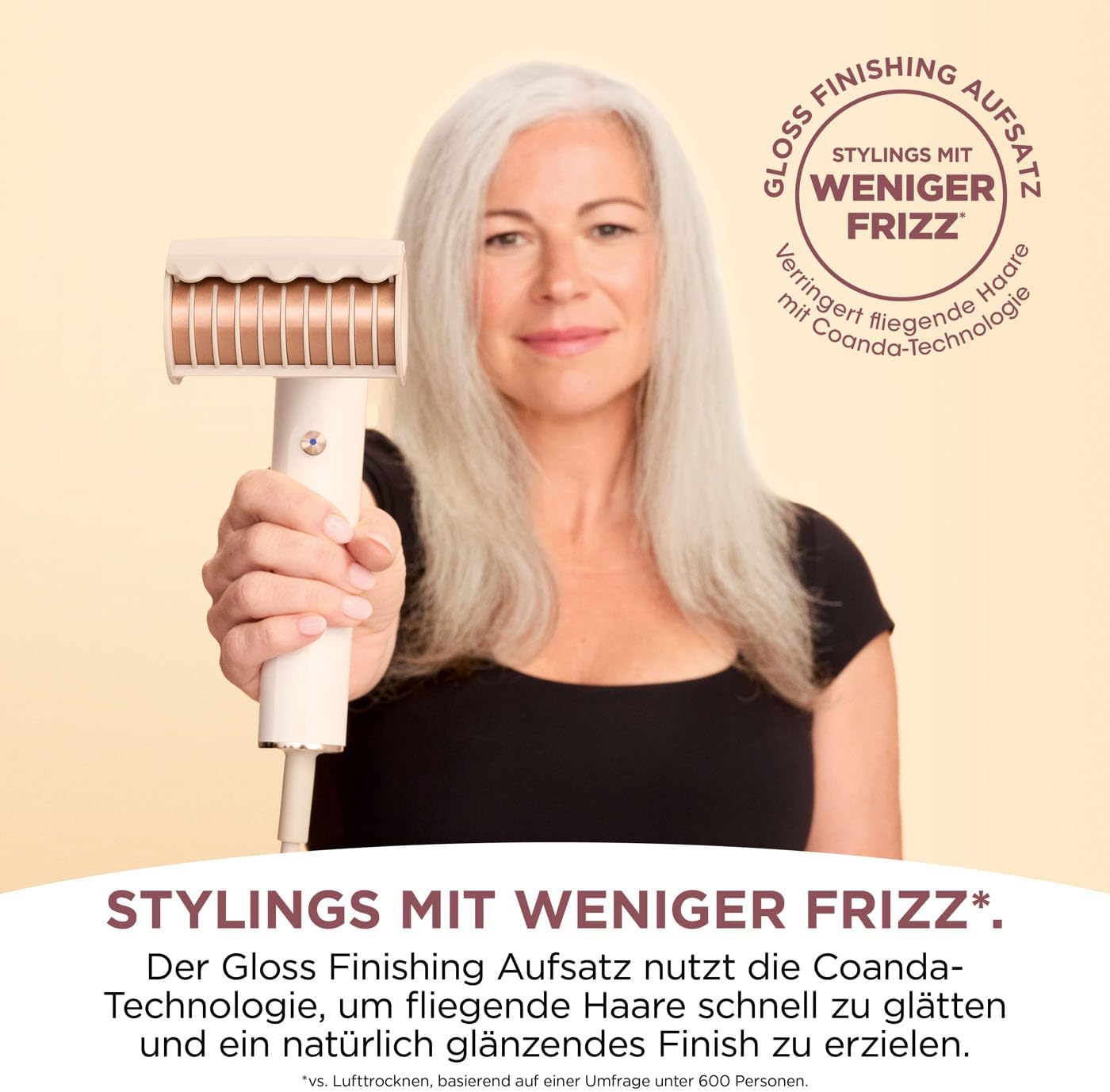 Shark SpeedStyle Haartrockner & RapidGloss Finisher mit Aufbewahrungstasche, 5 Styler, Für Alle Haartypen, Schnelltrocknend, Glättet Fliegende Haare, Keine Hitzeschäden, Ionisch, Seide, HD352EU