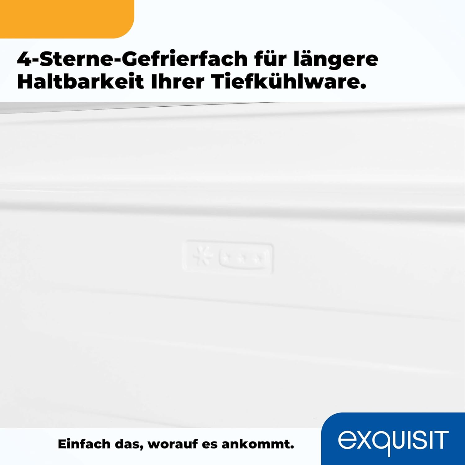 Exquisit Gefrierschrank GS271-NF-H-010E weiss | Gefrierschrank NoFrost 194 l Volumen | Tiefkühlschrank mit 5 Schubladen | Schnellgefrieren