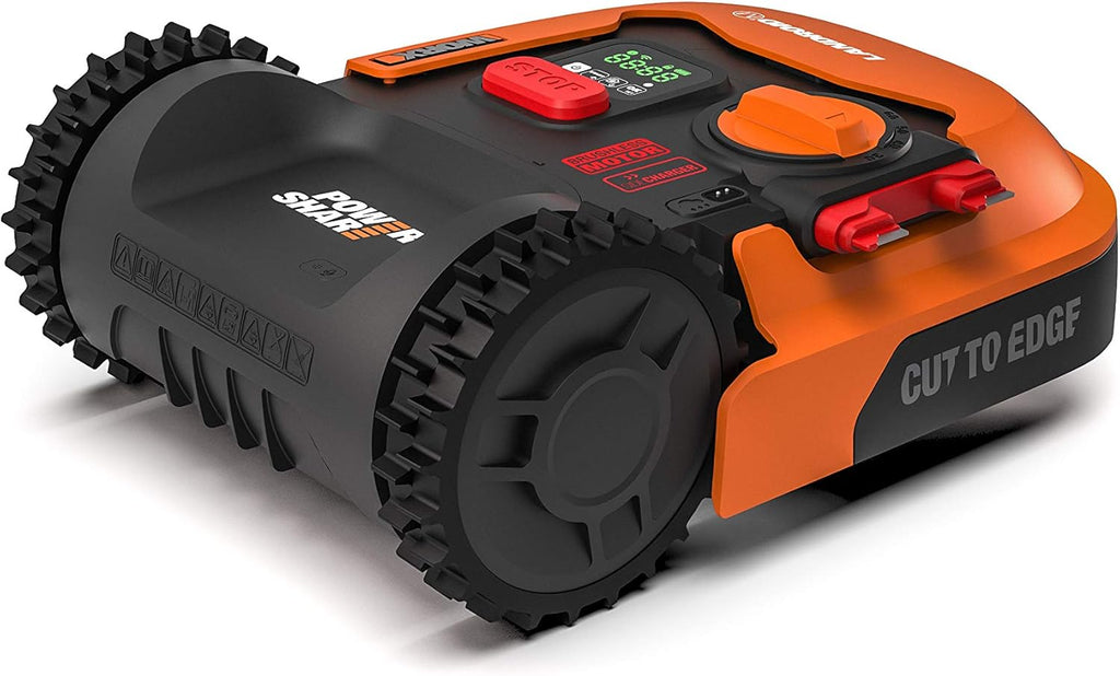 WORX Landroid M WR141E Robot tosaerba/Rasaerba a batteria per piccoli giardini fino a 500 mq/Rasaerba semovente per un taglio netto, Multicolore