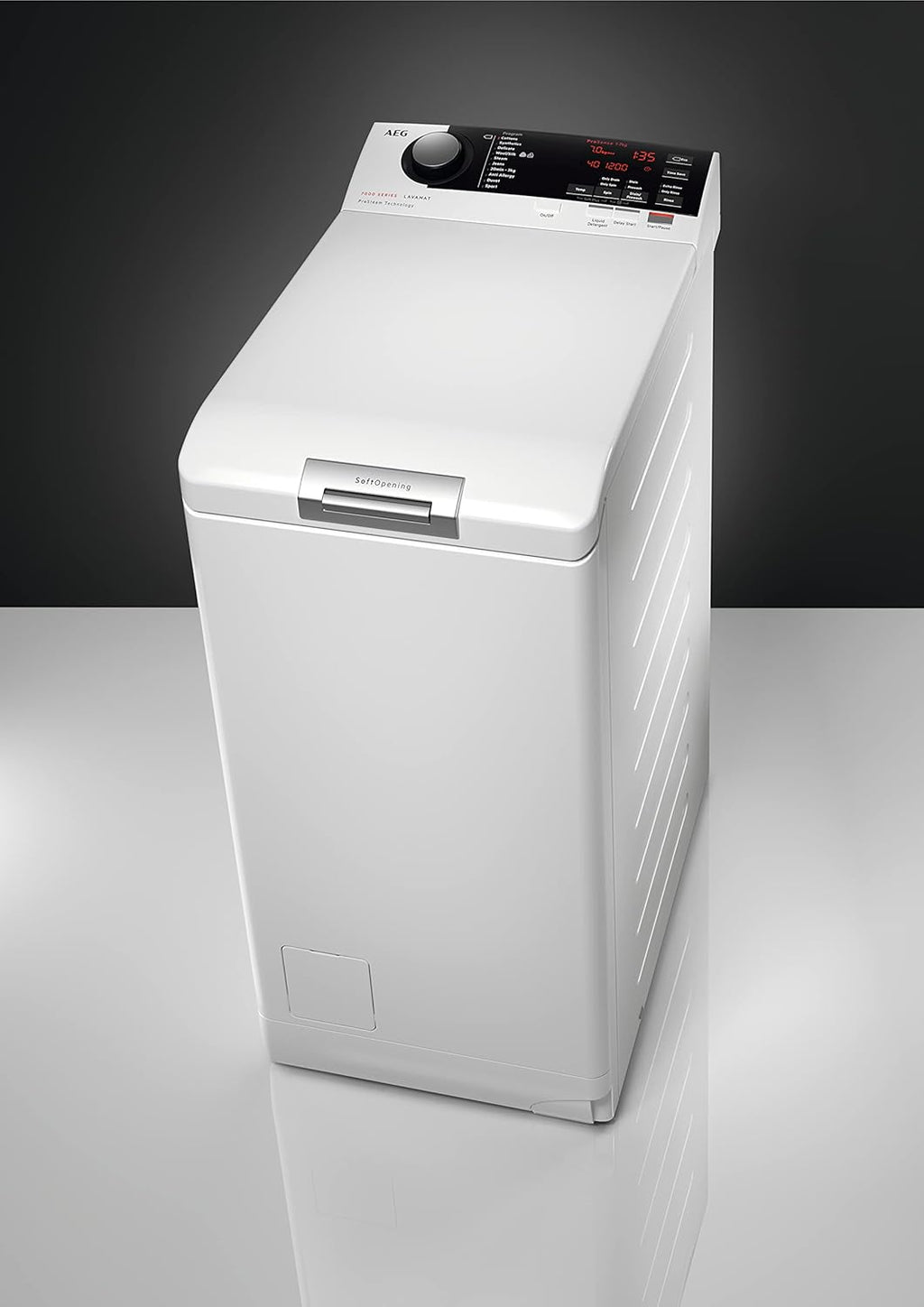 AEG LTR7A71370 Lavatrice Carica dall'alto / Serie 7000 con ProSteam / ProSteam - Funzione Refresh / 7,0 kg / Silenziosa / Controllo automatico del carico / Funzione Aggiungi indumento / Stop Acqua / 1300 giri/min