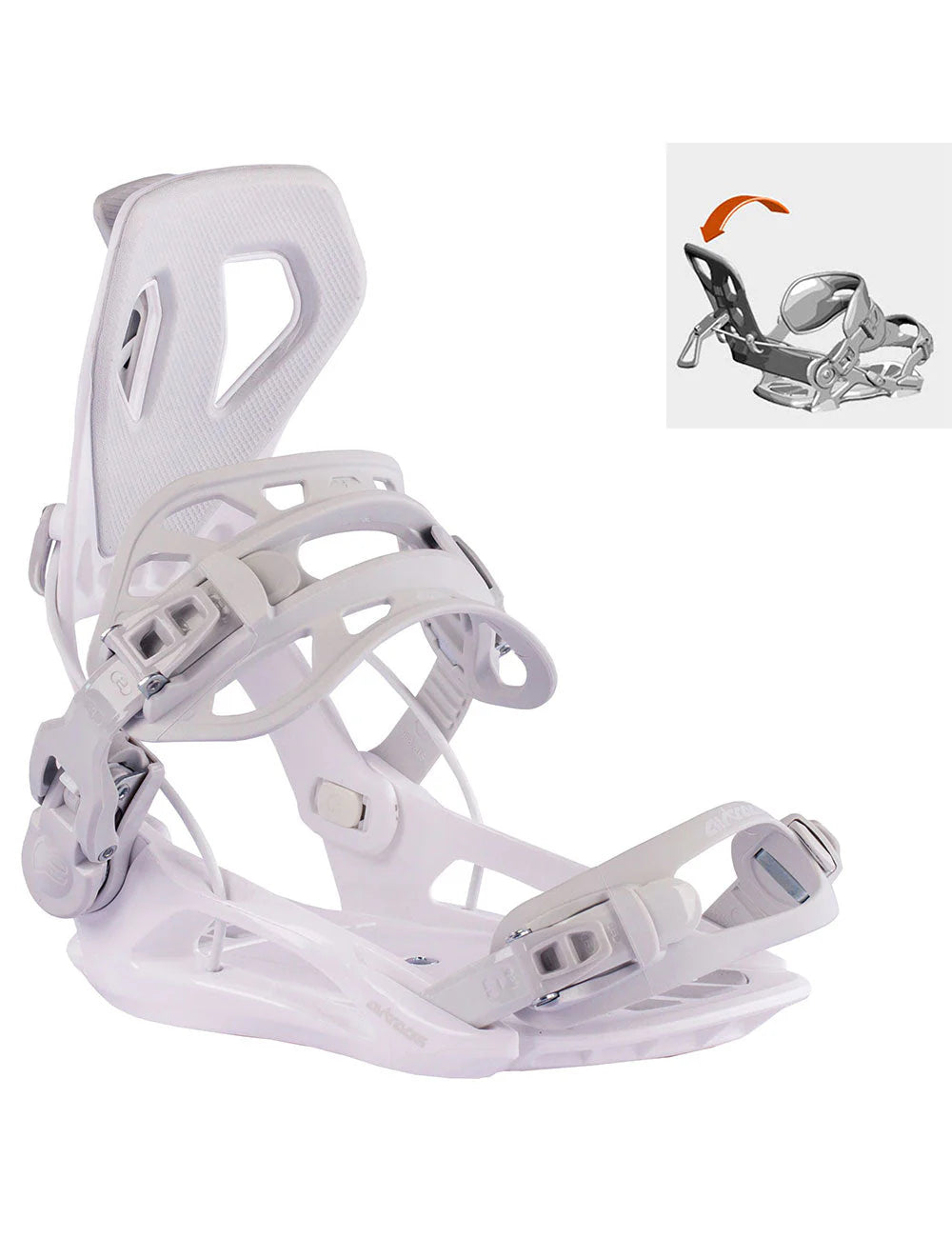 Attacchi Snowboard Master Pro W Sistema FASTEC Prodotto Set