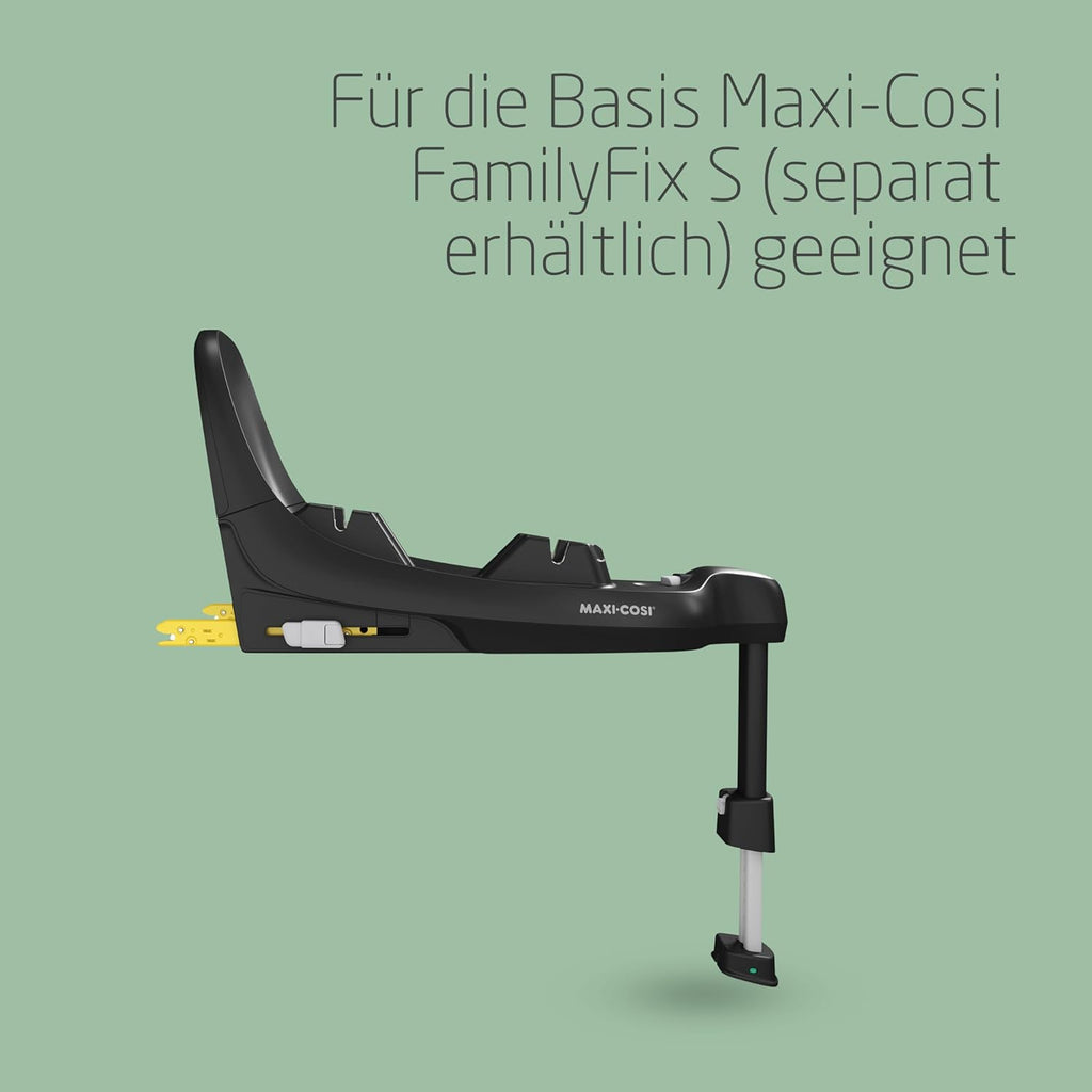 Maxi-Cosi Pebble 360 Pro, Seggiolino auto reclinabile SlideTech, da 0 a 15 mesi, da 0 a 13 kg, da 40 a 87 cm, per i seggiolini auto girevoli FamilyFix 360 Pro, G-CELL Side Impact Protection, Tonal Graphite