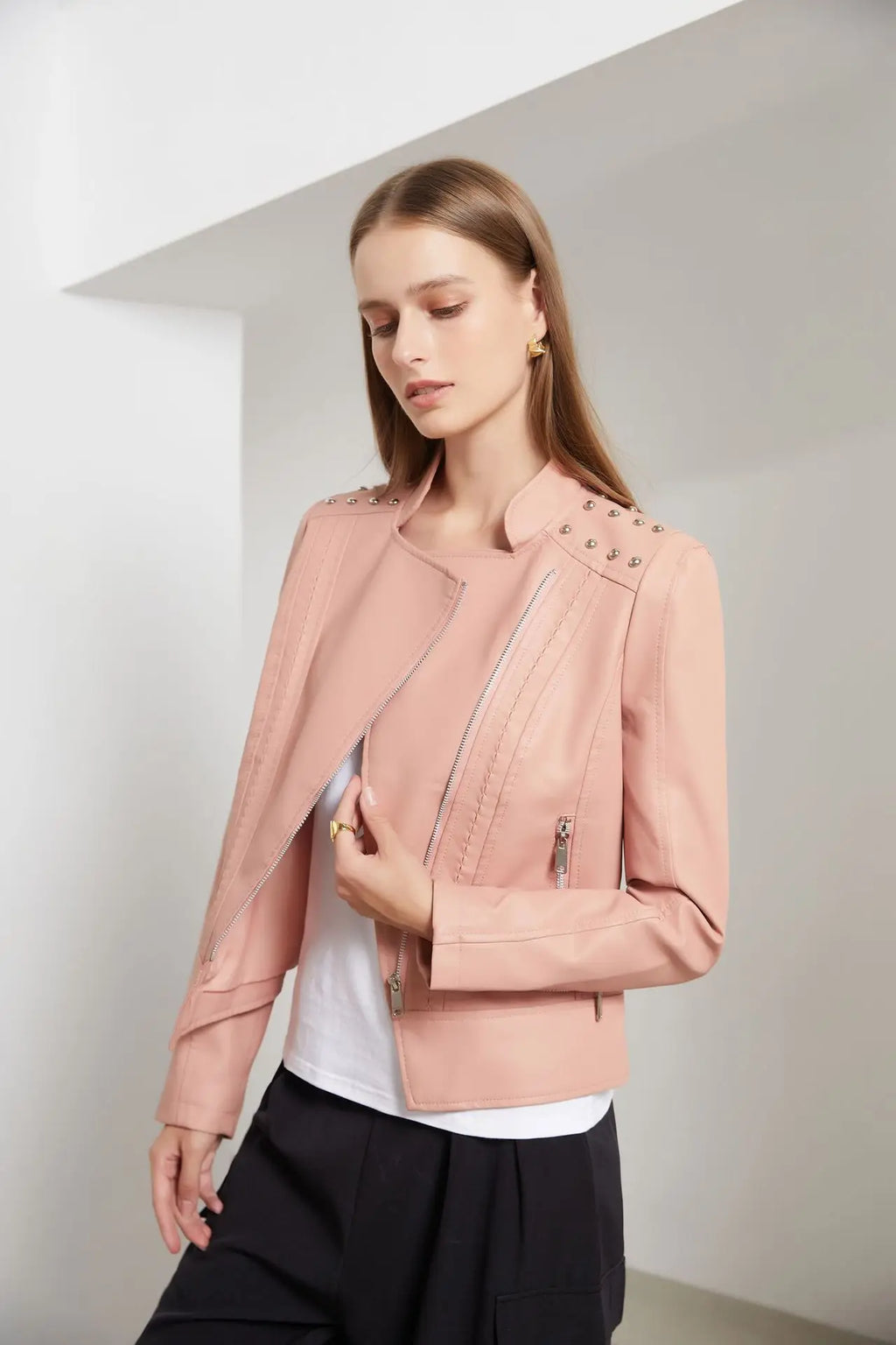 Elegante Lederjacke für Damen