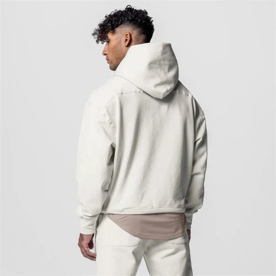 Herren-Kapuzenpullover in bergre