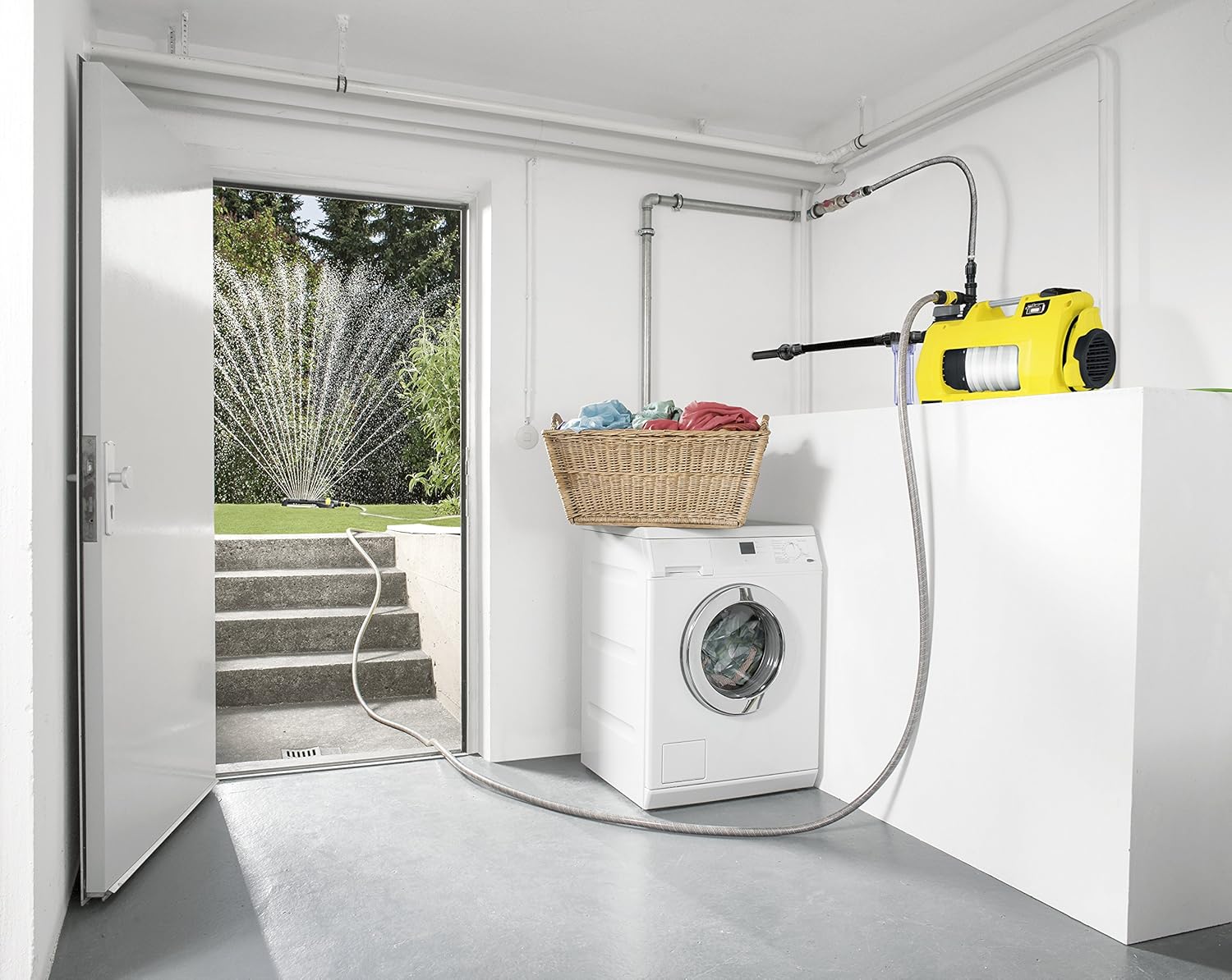 Kärcher Gartenpumpe BP 7 Home & Garden (Gartenbewässerung, Hauswasserversorgung, Multistage-Laufwerk, Automatik-Start/Stopp-Funktion, 230 x 540 x 373 mm)