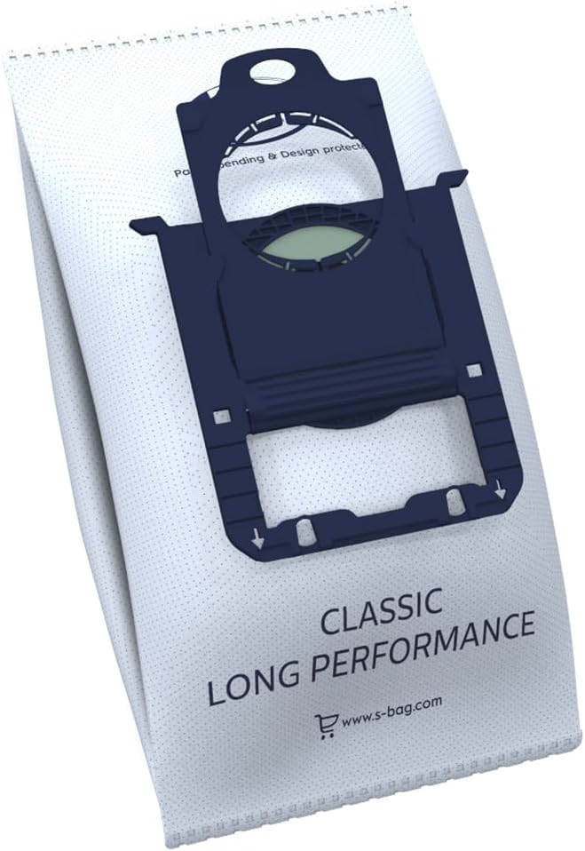 AEG CLEAN 6000 AB61C2DB Aspirapolvere con sacco / elevata potenza di aspirazione / include bocchetta per imbottiti / 50% plastica riciclata / ideale per proprietari di animali domestici / pulizia di tappezzeria / cavo da 12 m / 750 W / Blu