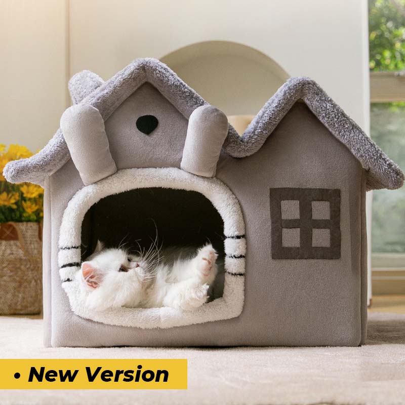 CatComfort – Lussuosa cuccia semiaperta per gatti, per il massimo del comfort e delle coccole