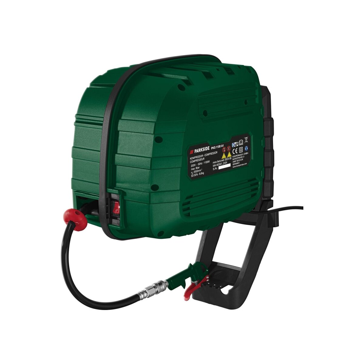 PARKSIDE® Kompressor »PKS 1100 A1«, mit Automatik-Schlauchtrommel - B-Ware gut
