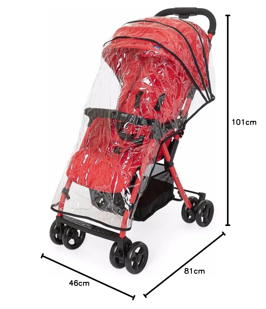 Chicco OHlalà 3 Ultra-Leichtgewicht Kinderwagen von Geburt bis 15 kg, Liege- und Faltbuggy mit großem Einkaufskorb, Kompakt, Regenschutz und Ausziehbares Verdeck