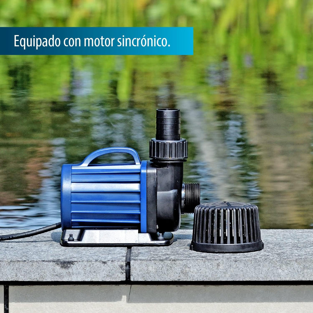 AquaForte DM-5.000 pompe per laghetto/filtro, 40 Watt, portata massima di 5 m3 all'ora, prevalenza massima di 3.5 metri, lunghezza del cavo 10 metri, adatta per corsi d'acqua, cascate e filtri