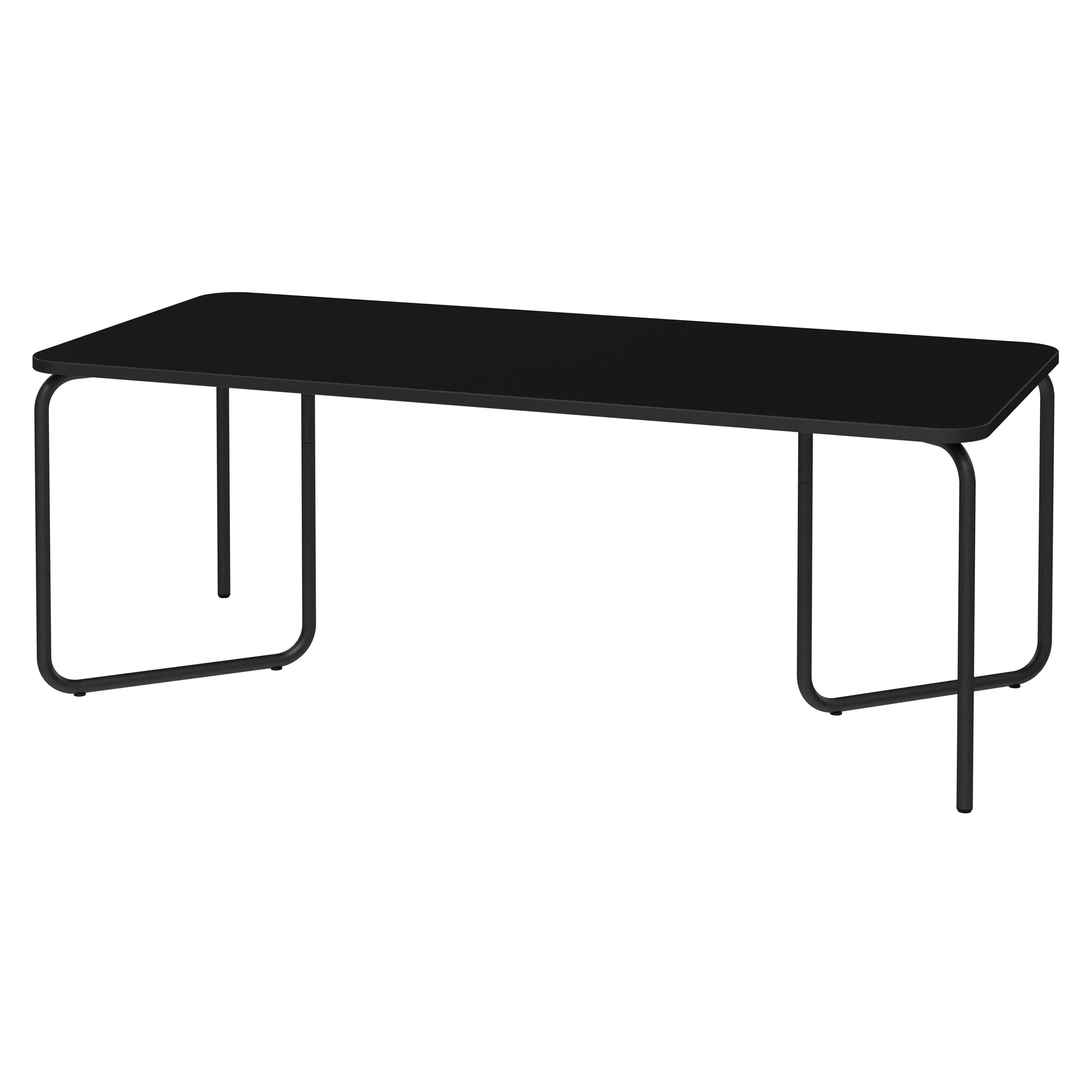 Base tavolo HELIOS pieghevole nera (set 2 pezzi)