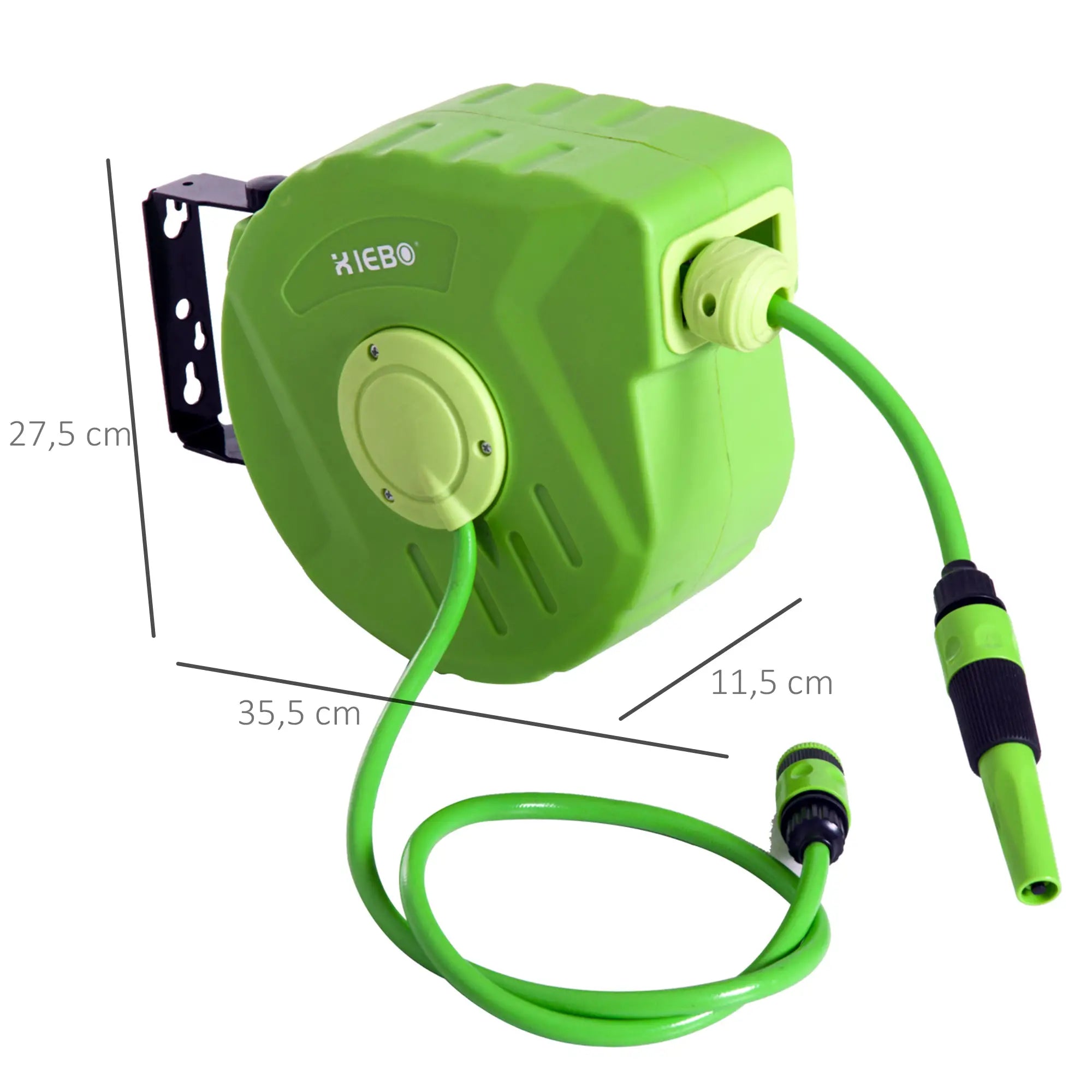 Avvolgitubo Durhand automatico orientabile per tubo da giardino