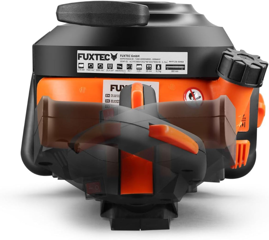 Fuxtec Benzin Heckenschere Profi FX-MHP126 mit XXL-Schwertlänge 800 mm Schwert Freischneider