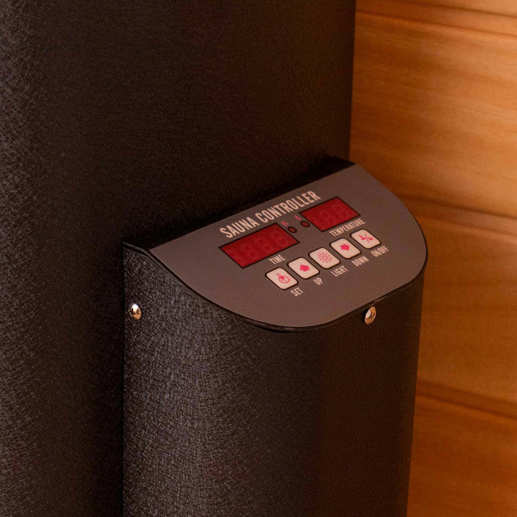 Stufa elettrica per sauna Vasta Blaze 8kW, controllo fisso, 7-12m3, nero