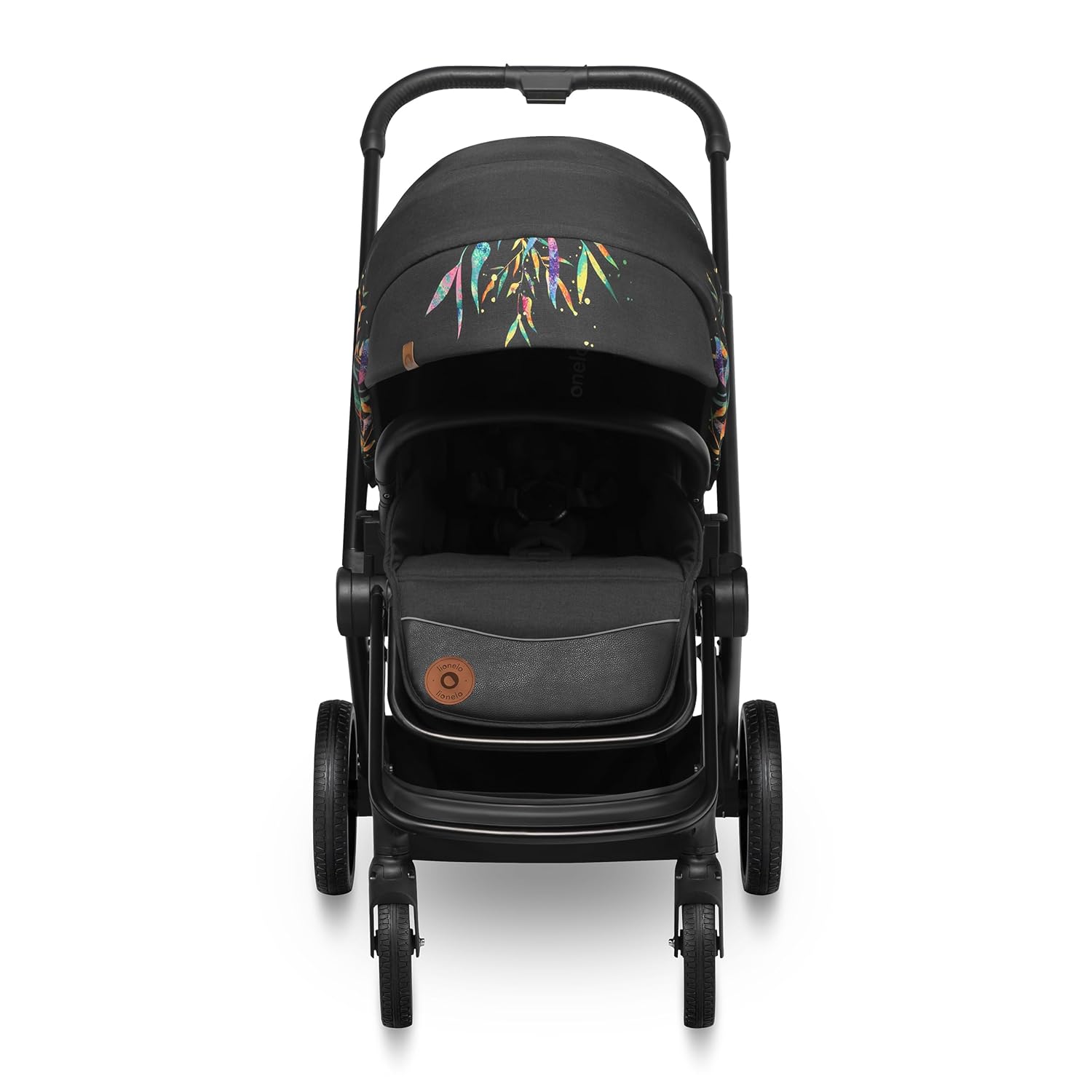 Passeggino LIONELO MIKA PLUS 3-in-1, da 0 a 48 mesi, fino a 22 kg, navicella fino a 9 kg, seggiolino auto fino a 13 kg, schienale regolabile, ammortizzazione, ruote a 360°, cappottina XXL