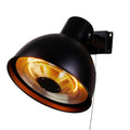 Fornorth Riscaldatore a parete Deluxe 2000W, nero
