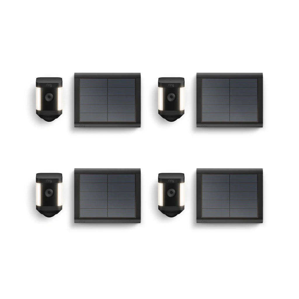 4-Pack Spotlight Cam Plus Solar