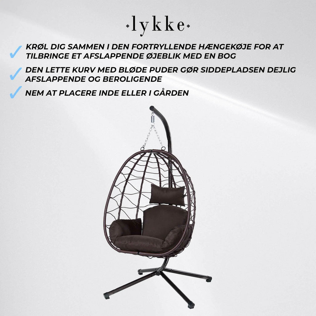 Lykke Hängesessel, marrone
