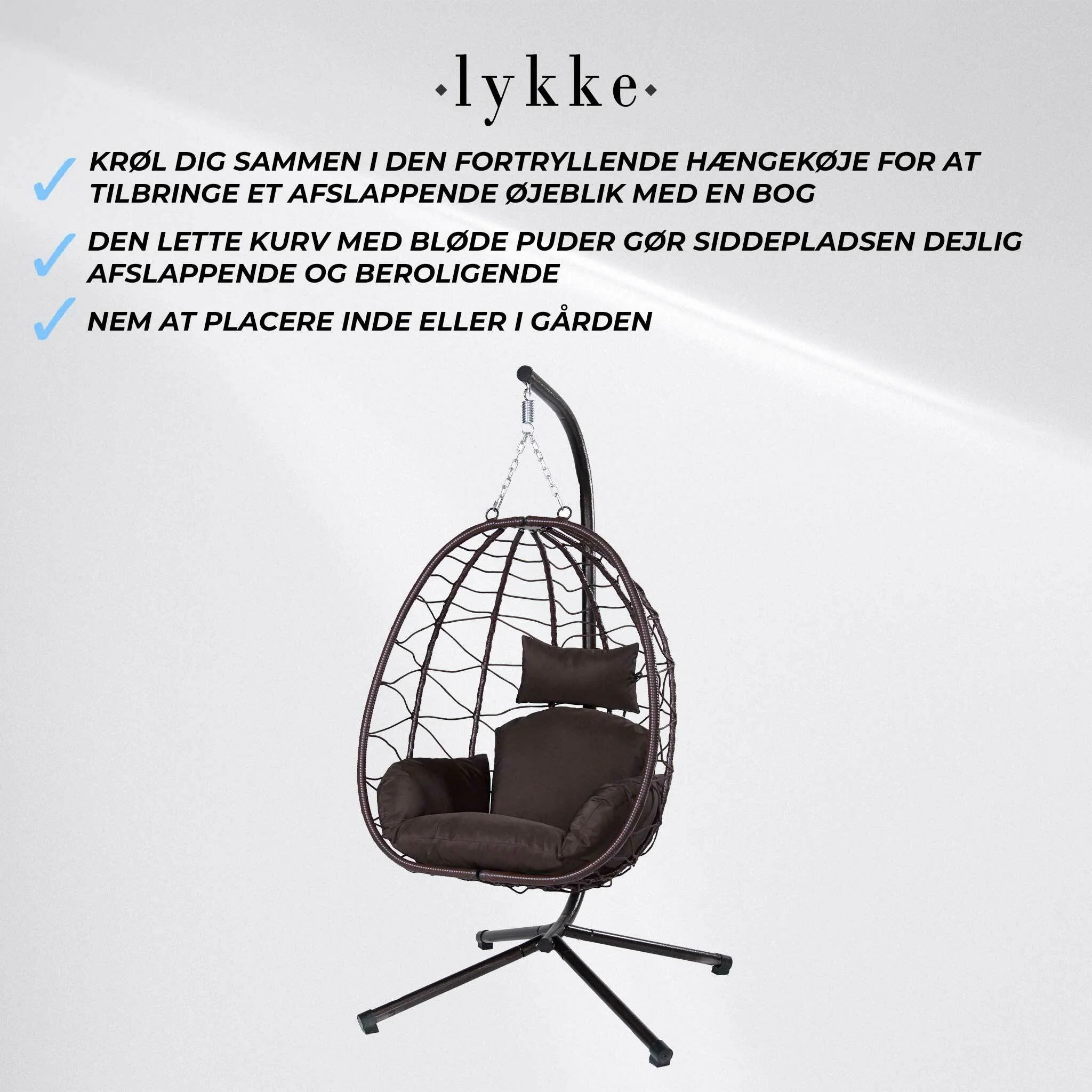 Lykke Hängesessel, marrone