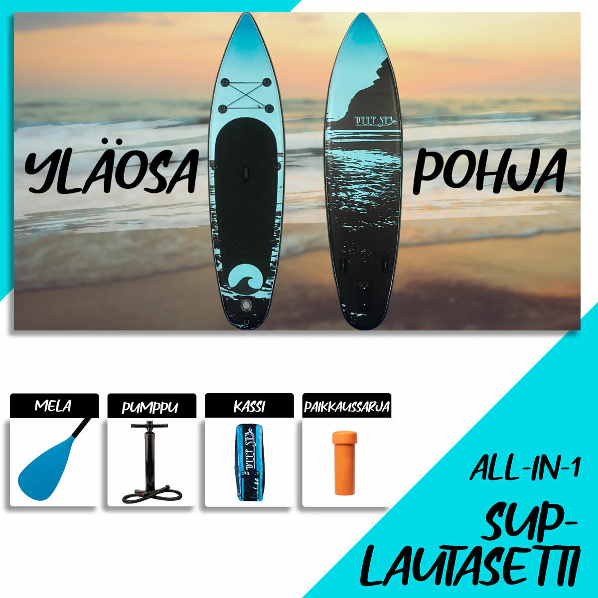 Set tavola SUP Deep Sea Flow 300cm