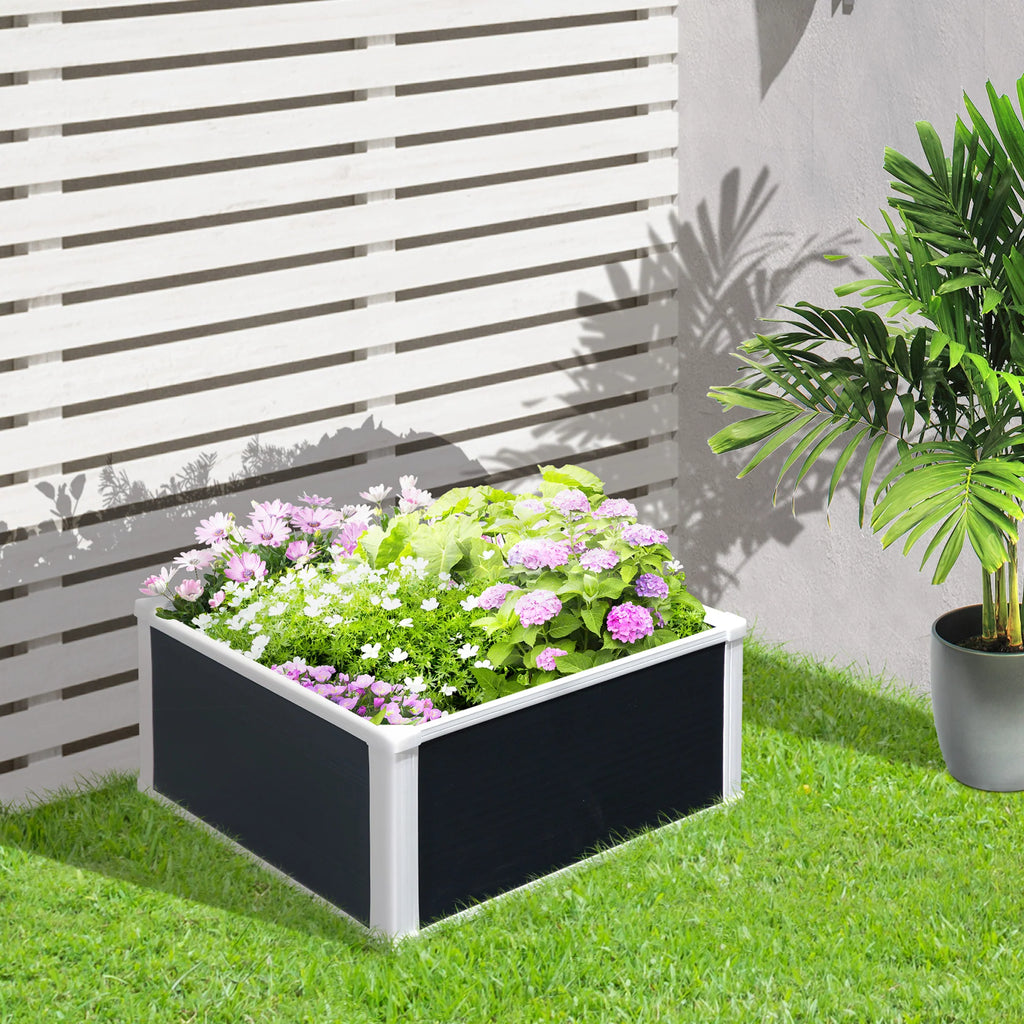 Outsunny Fioriera aiuola rialzata per verdure ed erbe aromatiche protetta dai parassiti