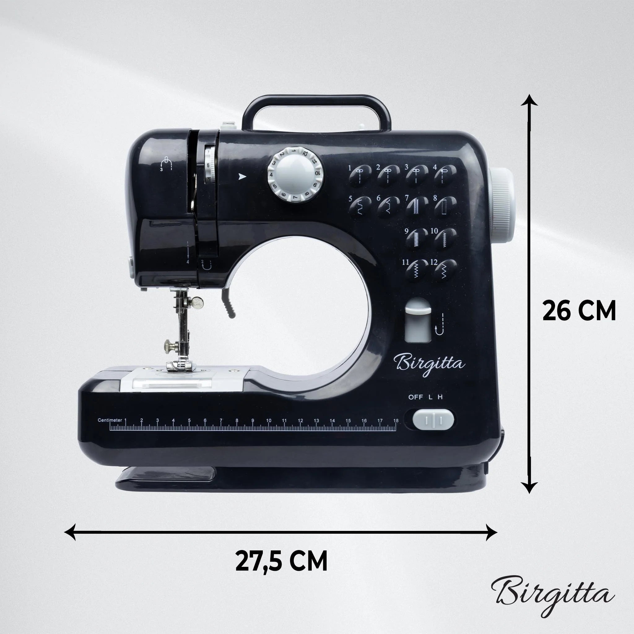 Birgitta Macchina da Cucire Standard - Grigio Scuro