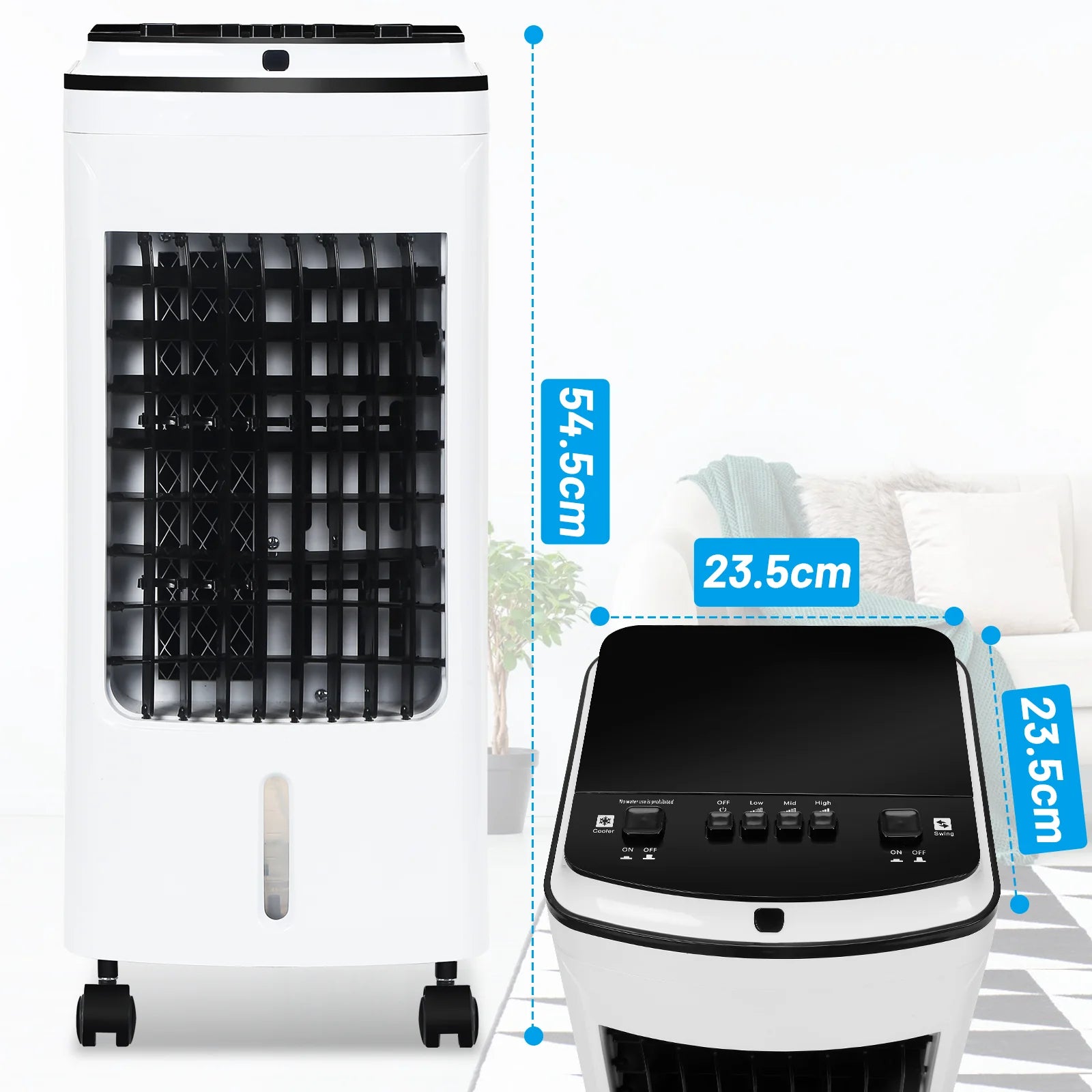 Sonnewelt Ventilatore Mobile per Aria Condizionata 4 in 1