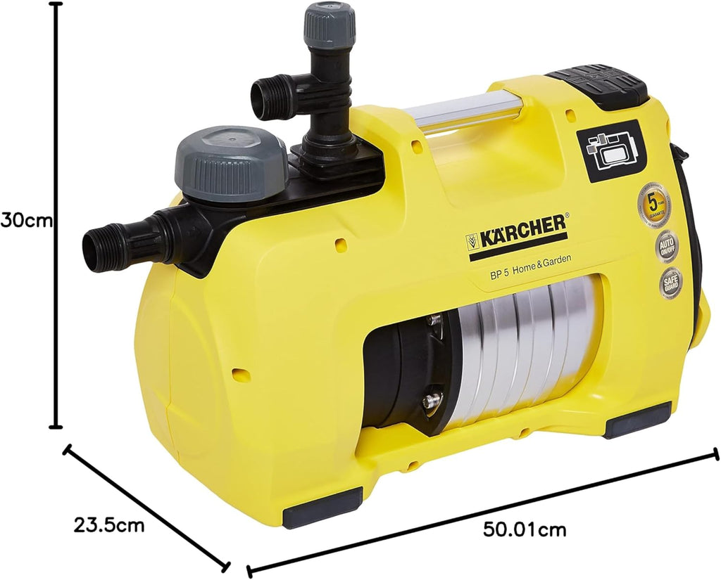 Kärcher Gartenpumpe BP 7 Home & Garden (Gartenbewässerung, Hauswasserversorgung, Multistage-Laufwerk, Automatik-Start/Stopp-Funktion, 230 x 540 x 373 mm)