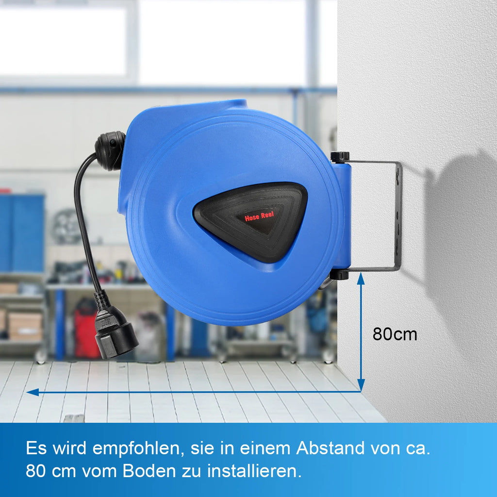 Sonnewelt Avvolgicavo Automatico 20m Una Spina/Con tre spine