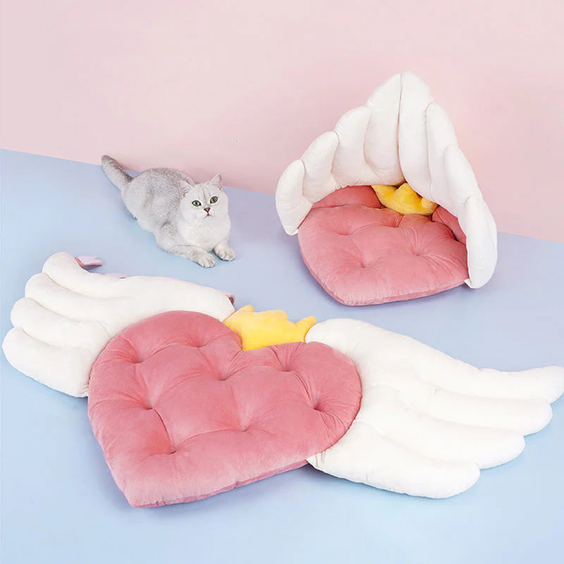 EngelNest - Letto trasformabile per cani e gatti con design ad ali