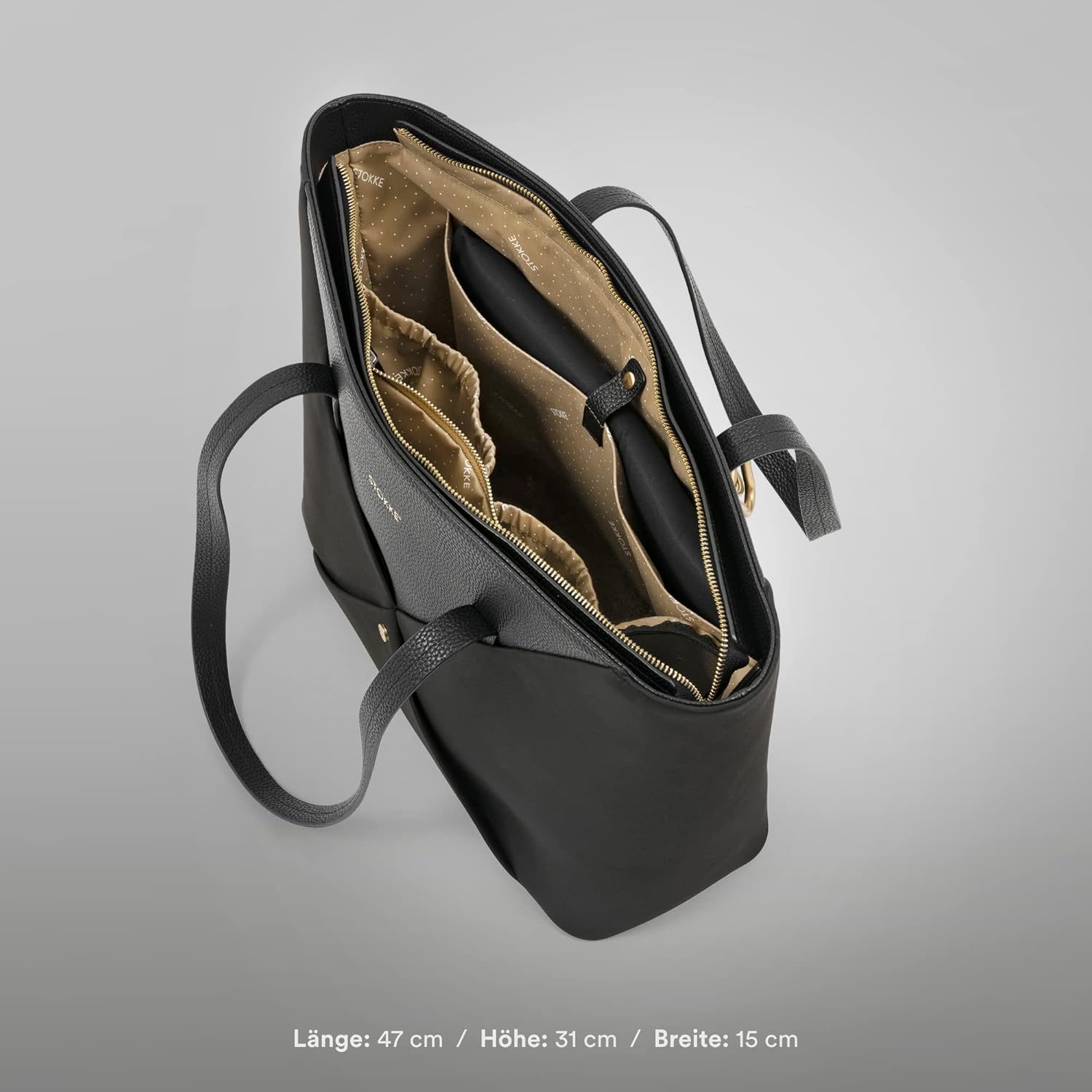 Stokke Xplory X Wickeltasche – Trageoption als Schultertasche oder Rucksack – Inklusive faltbarer Wickelunterlage & Beuteltasche – UPF 50+, wasserabweisend, leicht zu reinigen